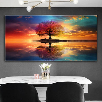 TREE SUNSET