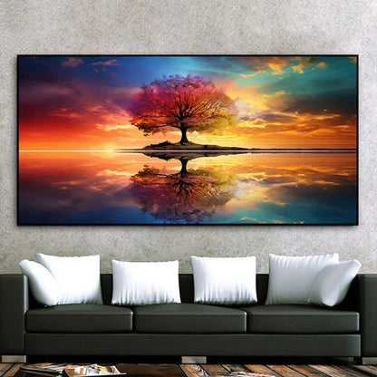 TREE SUNSET